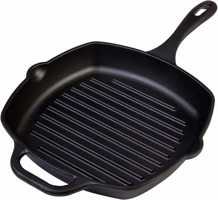 Сковорода для гриля Victoria Cast Iron 26 см черный VI4650