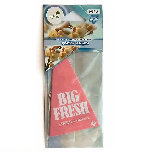 

Ароматизатор в машину FKVJP Big Fresh PABF-17 цветок сакуры, Красный