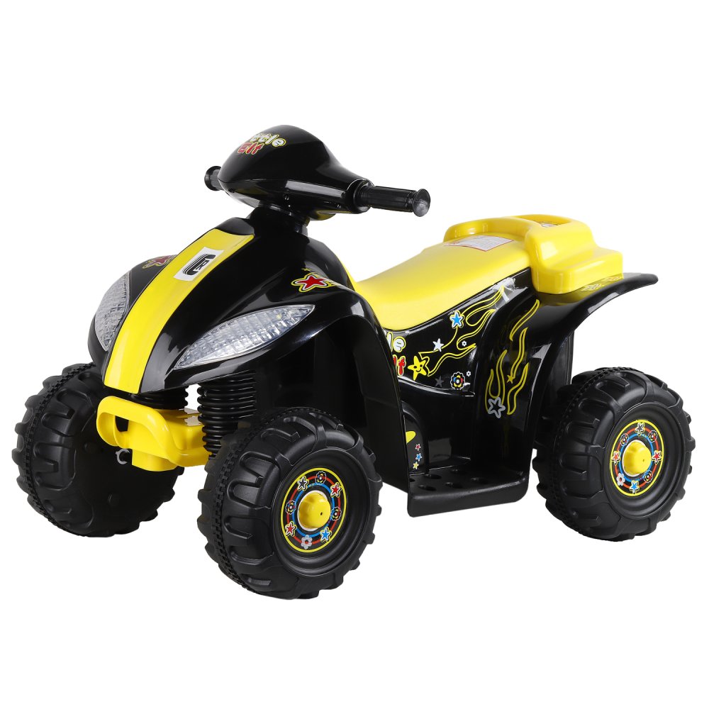 

Квадроцикл на аккумуляторе CITY-RIDE (1х6V, 4,5Ah) желто-черный CR024YWBK