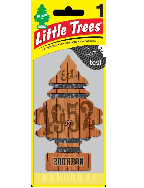 

Ароматизатор Car-Freshner Елочка пропитанный пластинка Бурбон U1P-10975-RUSS, Коричневый