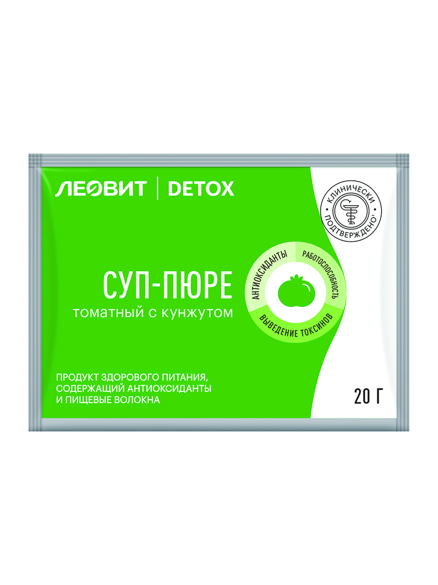 

Суп-пюре Леовит Detox томатный с кунжутом пакет 20 г