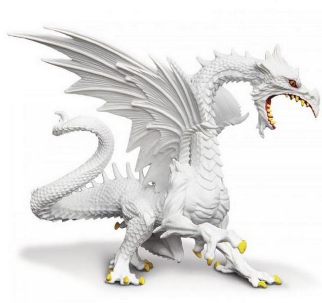 

Фигурка Safari Ltd Снежный дракон, светится в темноте 10120