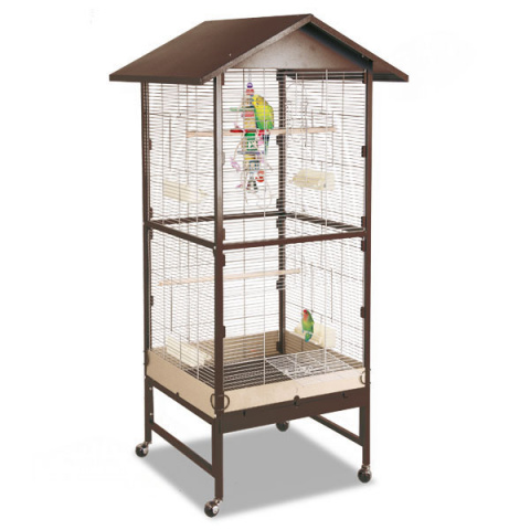 

Клетка для птиц Montana Villa Casa 75, 65x75x180, Choco-Vanile