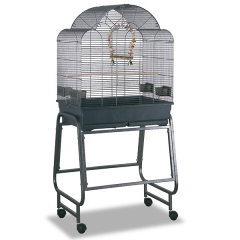 

Клетка для малых и средних птиц Montana Memphis II 45x66x144, тёмно-серая