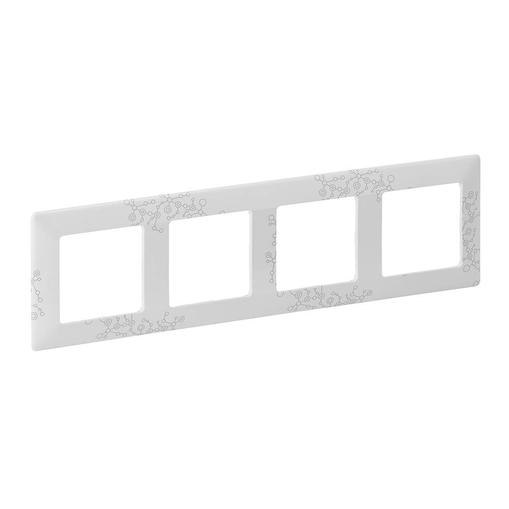 

Рамка LeGrand 754124, Valena LIFE Эл Грей 4-пост. (754124)