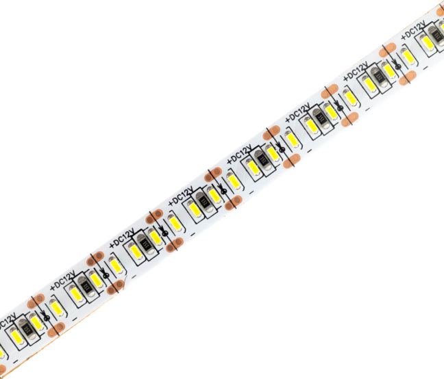 фото Светодиодная лента smd 3014, 240 led, 12 в, 18 вт, ip22, 4800 лм, холодный белый (6500 к) urm