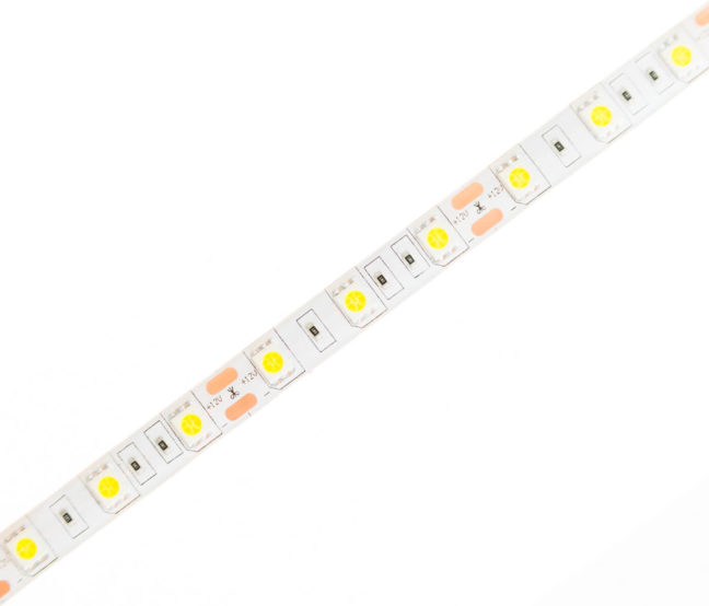 фото Светодиодная лента smd 5050, 60 led, 12 в, 14.4 вт, ip65, 720 лм, холодный белый (6500 к) urm