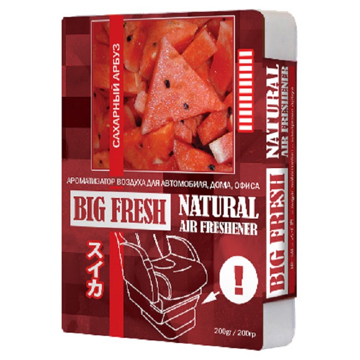 

Ароматизатор в машину FKVJP Big Fresh сахарный арбуз, Белый