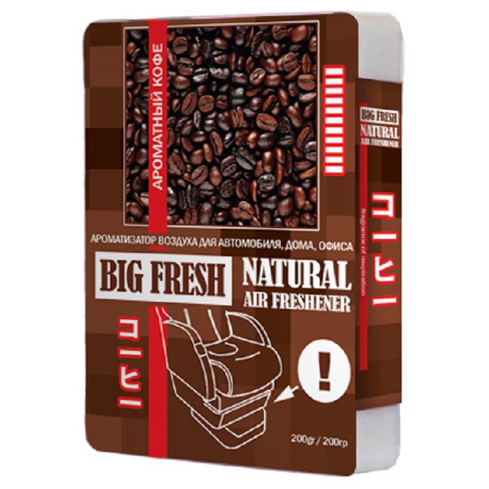 

Ароматизатор в машину FKVJP Big Fresh ароматный кофе, Белый