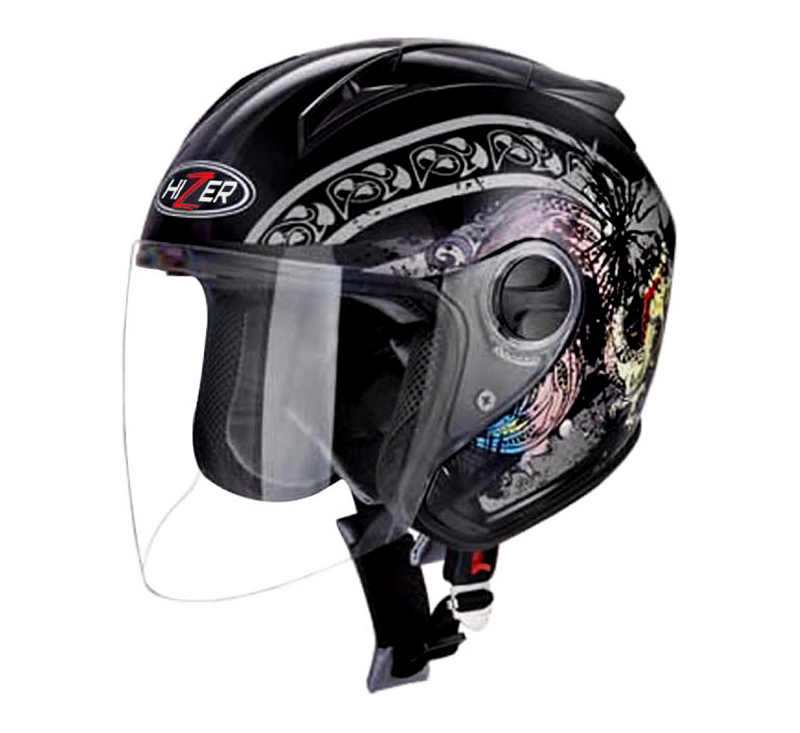 

Шлем HIZER 216 black, размер M, HIZER
