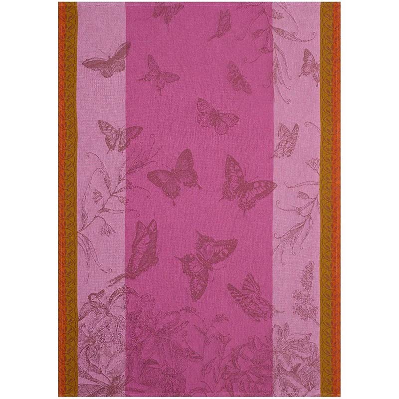 фото Полотенце кухонное le jacquard francais jardin des papillons 38x54см, цвет фиолетовый
