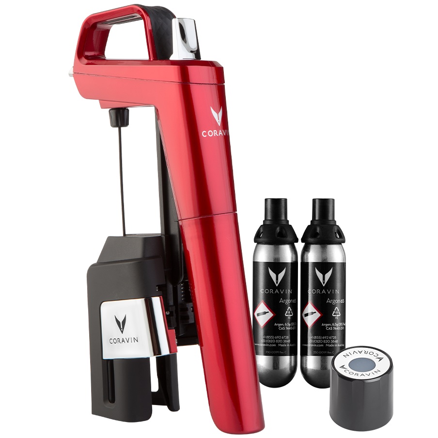 фото Набор для вина coravin model six core candy apple red