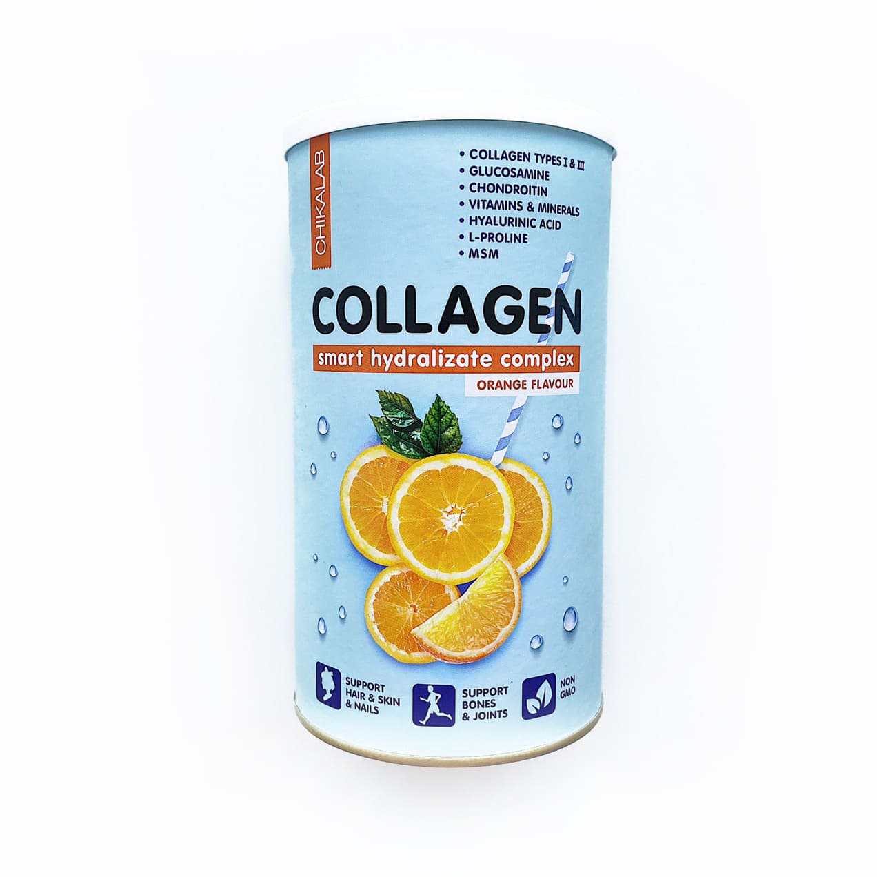 

Напиток с коллагеном Chikalab Collagen, 400 г, апельсин, Collagen