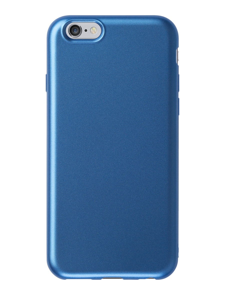 Чехол iPhone 6/6S, NN, TPU, Blue металлик, Metallic