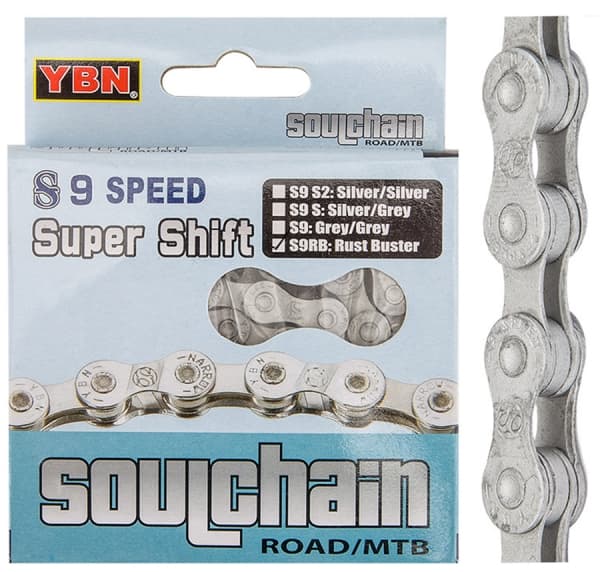 Велосипедная цепь Soilchain S9RB 1/2x11/128, 116 звеньев