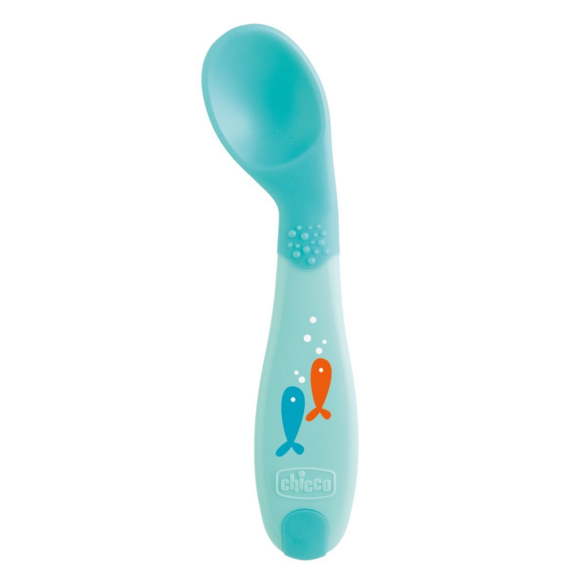 фото Ложка chicco babys first spoon голубая