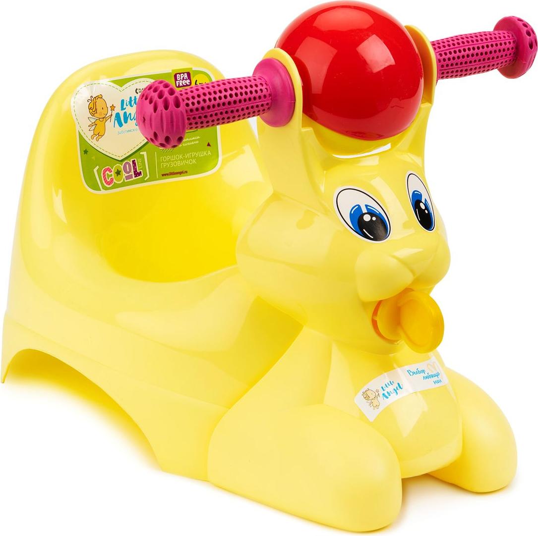 

Горшок-игрушка Little Angel Зайчик желтый пастельный, LA2710