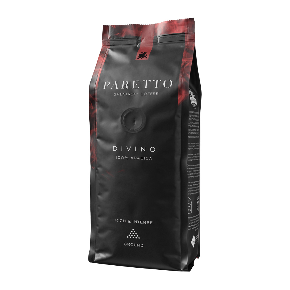 

Кофе Paretto "Divino", свежеобжаренный, молотый, 250 гр