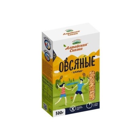 

Хлопья Алтайская Сказка овсяные 500г