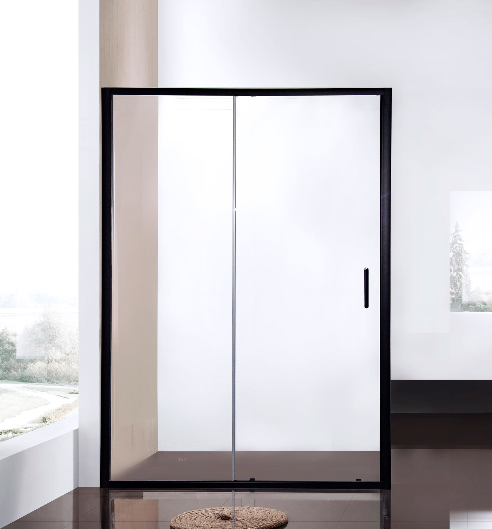 

Душевая дверь Bravat Blackline BD120.4101B