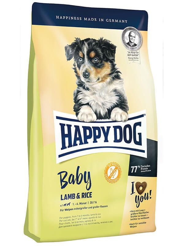 

Сухой корм для щенков Happy Dog Baby, все породы, ягненок и рис, 18кг, Baby