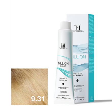 

Крем-краска для волос TNL Professional Million Gloss 9.21