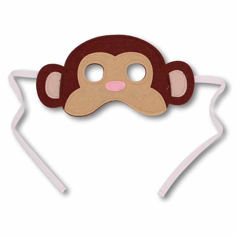 фото Маска фетровая санта лючия обезьяна