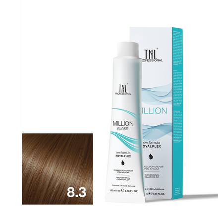 

Крем-краска для волос TNL Professional Million Gloss 8.03