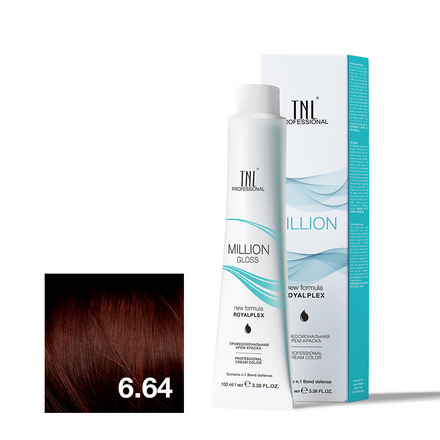 

Крем-краска для волос TNL Professional Million Gloss 6.46