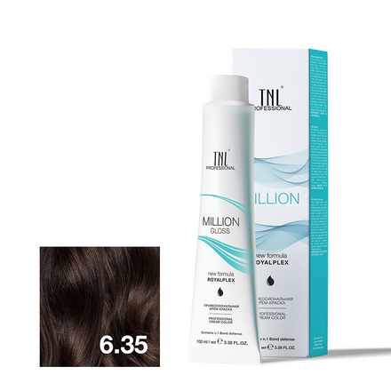 

Крем-краска для волос TNL Professional Million Gloss 6.26