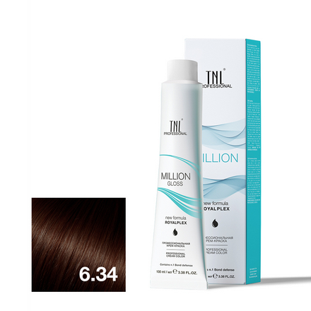 

Крем-краска для волос TNL Professional Million Gloss 6.23
