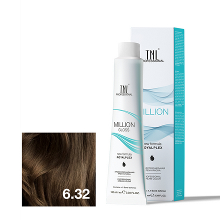 

Крем-краска для волос TNL Professional Million Gloss 6.15