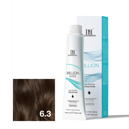 

Крем-краска для волос TNL Professional Million Gloss 6.13