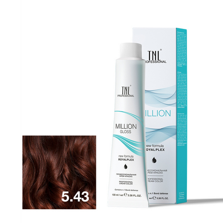 

Крем-краска для волос TNL Professional Million Gloss 5.31