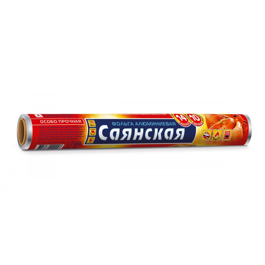 

Фольга САЯНСКАЯ 10,0м особо прочная Гриль в пленке 33-6062, 33-6062