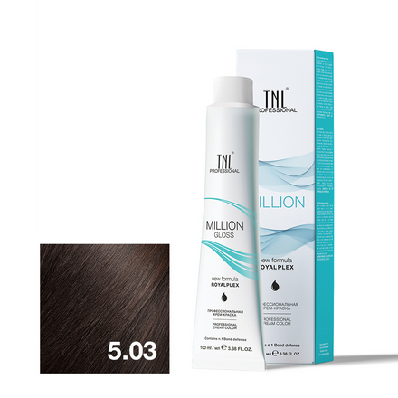 

Крем-краска для волос TNL Professional Million Gloss 4.5