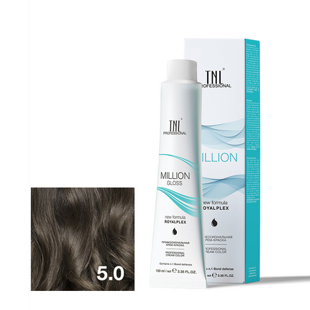 

Крем-краска для волос TNL Professional Million Gloss 4.4