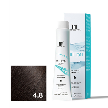 

Крем-краска для волос TNL Professional Million Gloss 4.3