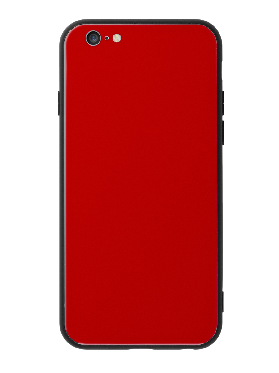 Чехол iPhone 6/6S, NN, стекло, Red, Glass
