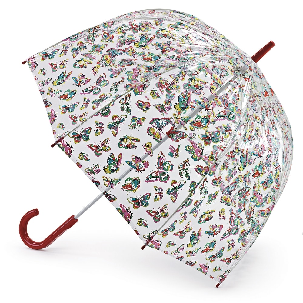 Зонт-трость женский механический Fulton L546 бабочки
