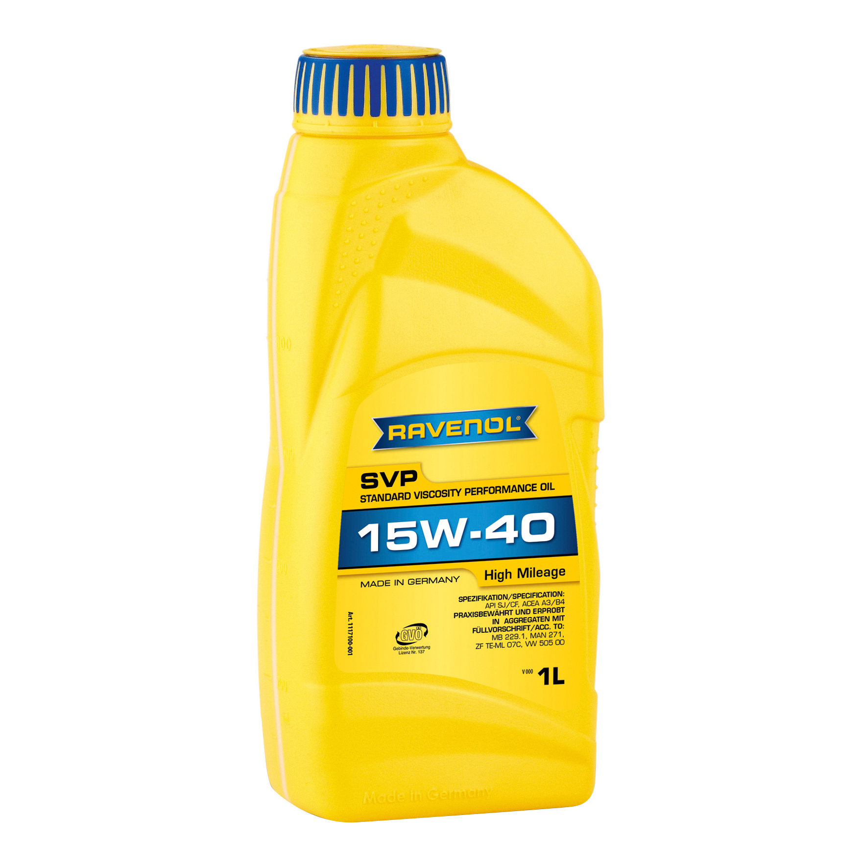 фото Моторное масло ravenol svp stand viscos perform oil sae 15w-40 1л