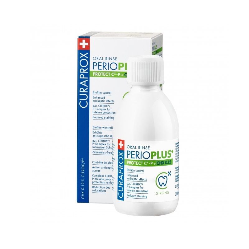 Жидкость-ополаскиватель Curaprox Perio Plus Protect CHX 0,12%, 200 мл