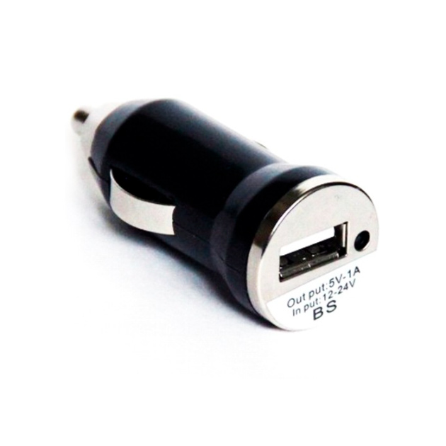 

Автомобильный адаптер питания KS-is KS-194 Only Car зарядка 1А USB-порт, чёрный