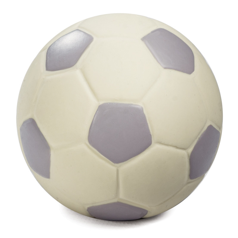 фото Развивающая игрушка для собак triol футбольный мяч, белый, 7.5 см
