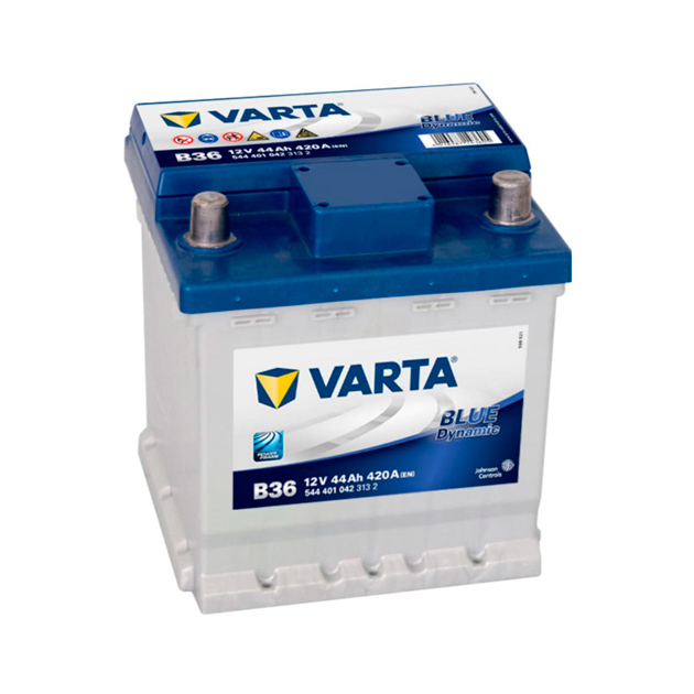 

Аккумулятор Varta Blue Dynamic 44Ah EN420 о.п.(175х175х190) (B36) VARTA арт. 5444010423132
