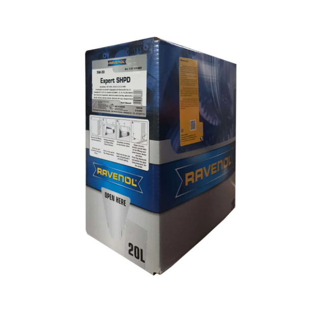 фото Моторное масло ravenol expert shpd sae 5w-30 (20л) ecobox