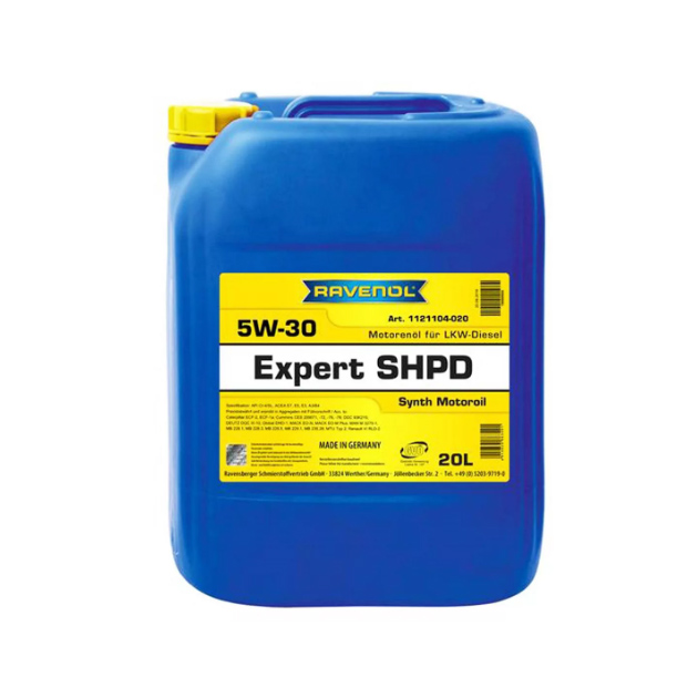 фото Моторное масло ravenol expert shpd sae 5w-30 (20л)