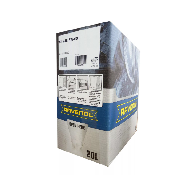 фото Моторное масло ravenol vsi sae 5w-40 (20л) ecobox