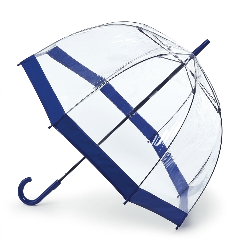 Зонт-трость женский механический Fulton L041 синий