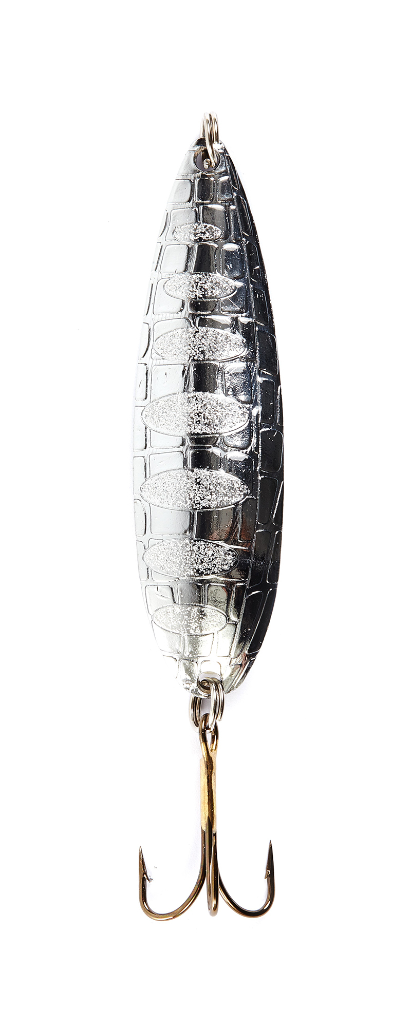 

Блесна Lucky John Croco Spoon 22 г, 004, 1 шт., Серебристый, Croco Spoon